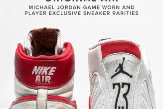 Stadium Goods & Christie’s To Hold A One-Of-A-Kind Auction of Michael Jordan Game-Worn Kicks