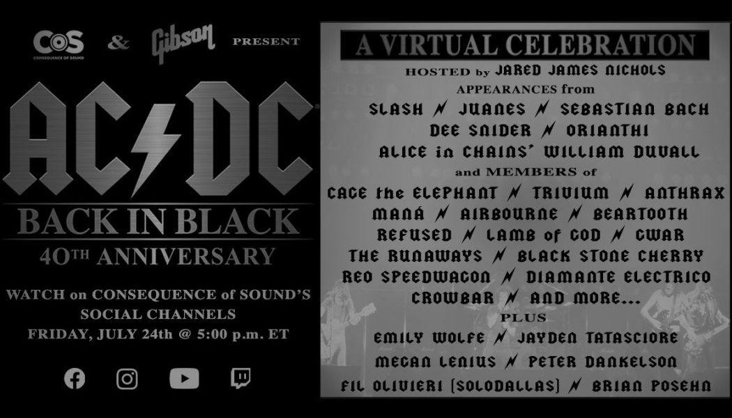 Watch: “AC/DC Back in Black 40th Anniversary: A Virtual Celebration”