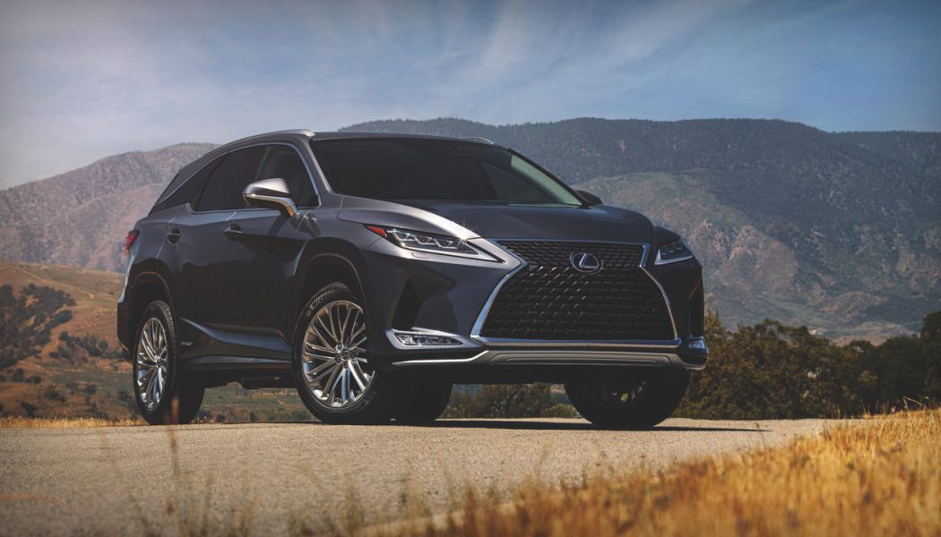 2021 Lexus RX SUV Is Partially Redacted By Black Line Special Edition
