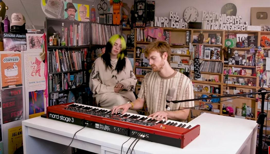 Billie Eilish and Finneas Recreate NPR Music’s Tiny Desk Set for At-Home Performance
