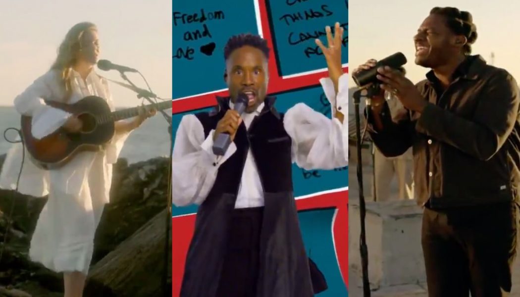 Billy Porter & Steven Stills, Maggie Rogers, Leon Bridges Perform at 2020 Democratic National Convention: Watch