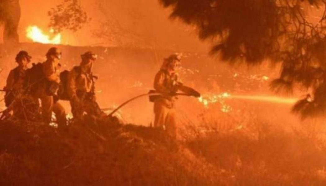 California fires force thousands to flee as governor asks for help
