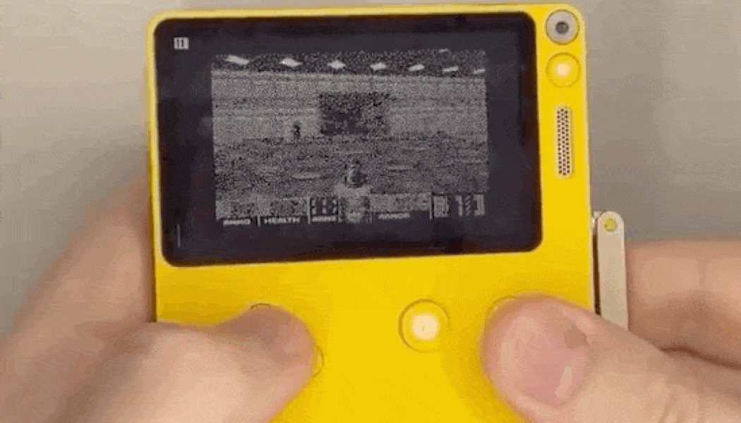 Check out some wonderful Playdate game demos, including a low-fi Doom