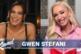 Dua Lipa Guest Hosts Kimmel, Interviews Gwen Stefani: Watch