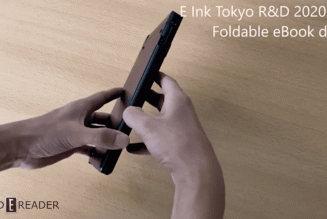 E Ink demos a folding e-reader that can also take notes