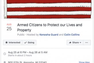Facebook takes down ‘call to arms’ event after two shot dead in Kenosha