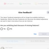 Facebook’s old web design will disappear in September