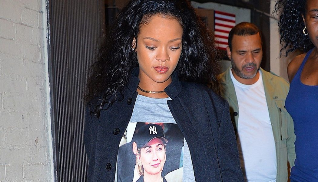 Hillary Clinton Will ‘Never Forget’ the Time Rihanna Wore a Shirt With Her Face on It