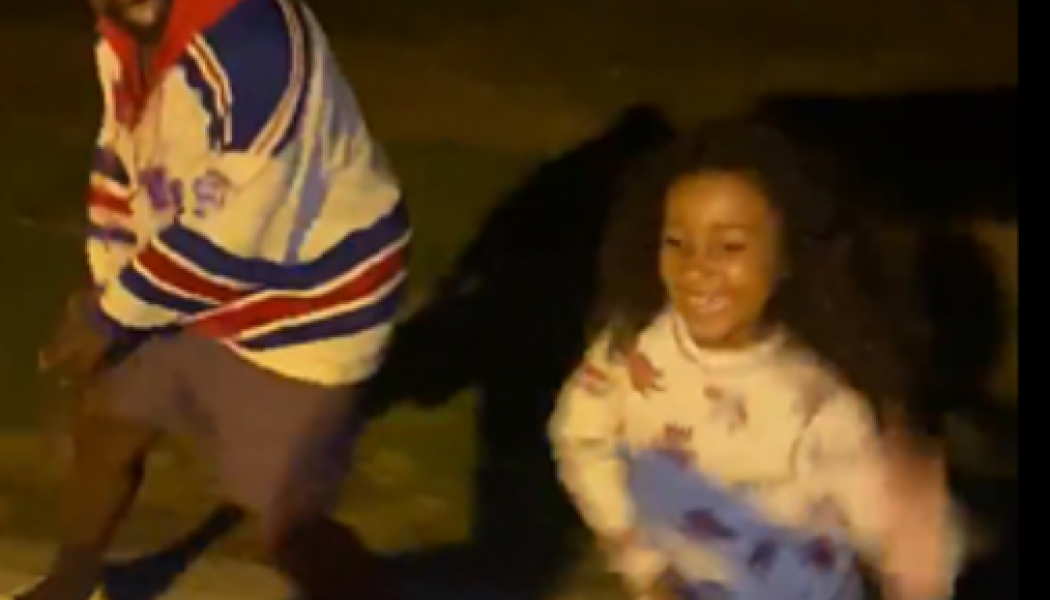 Kanye West and Daughter North Dance to ‘Push the Feeling On’ Alongside Golf Cart: Watch