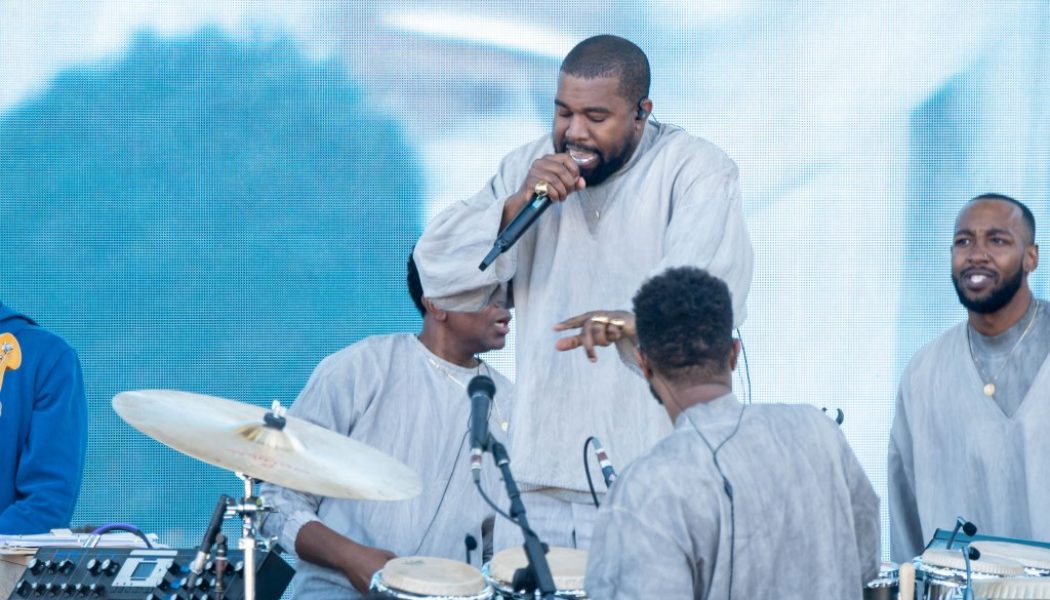 Kim Kardashian Joins Kanye West For Sunday Service in Wyoming