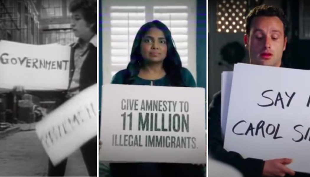 New Trump Campaign Ad Rips Off Bob Dylan, Love Actually