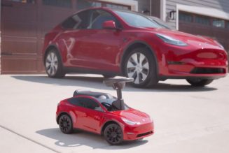 Radio Flyer Now Offers a Tesla Model Y For Your Toddler’s Garage