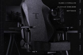 Secretlab’s gaming chairs can now be wrapped in a low-key SoftWeave black fabric