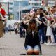 Tens of thousands in Belarus protest President’s 6th term re-election