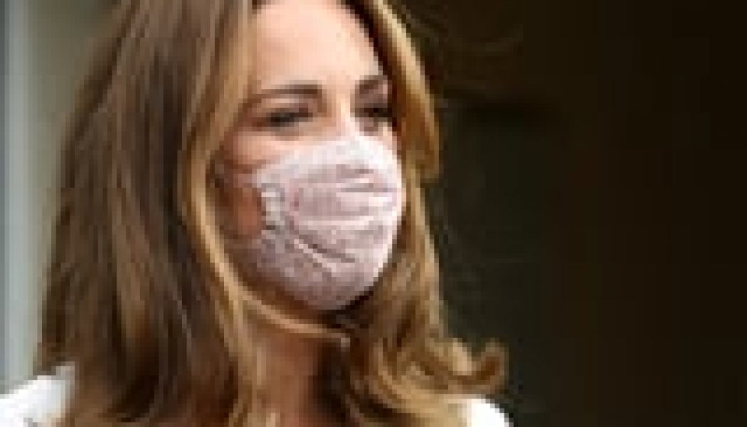The Duchess of Cambridge Wore a Face Mask From One of Princess Charlotte’s Favourite Designers