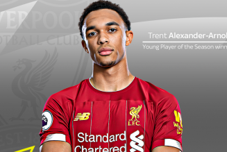 Trent Alexander Arnold wins Premier League Young Player of the Season award