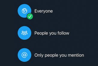 Twitter is letting all users limit replies to their tweets on iOS