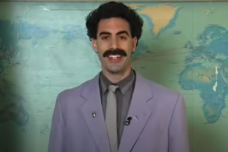 Very Nice: Sacha Baron Cohen Seen Filming in Borat Costume