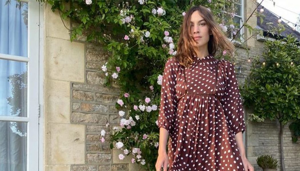 Alexa Chung Just Created the Perfect Modern Update On the Pretty Woman Dress
