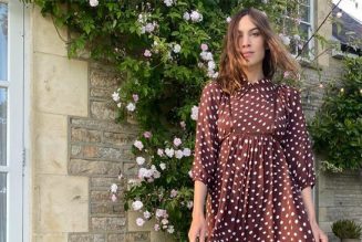 Alexa Chung Just Created the Perfect Modern Update On the Pretty Woman Dress
