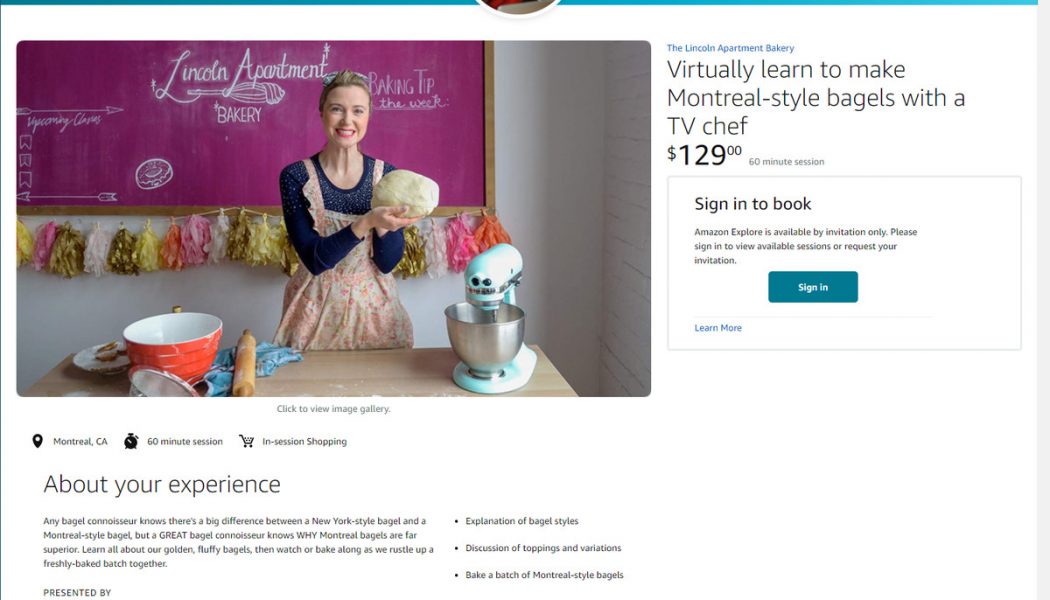 Amazon starts offering virtual classes and sightseeing tours via new Explore platform