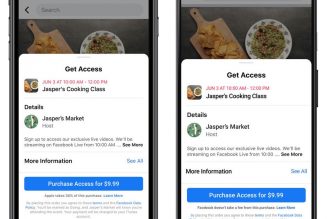 Apple will temporarily stop taking a 30 percent cut on Facebook event fees