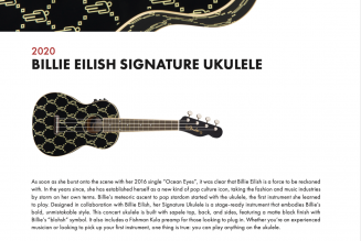 Billie Eilish Unveils New Signature Fender Ukulele Model