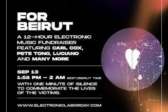 Carl Cox, Amelie Lens, Pete Tong, More to Perform at Virtual Beirut Fundraiser