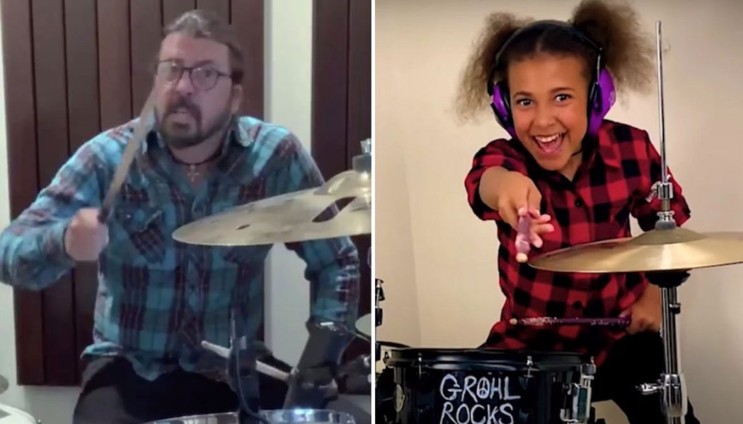 Dave Grohl Writes Theme Song for 10-Year-Old Drummer Nandi Bushell: Watch