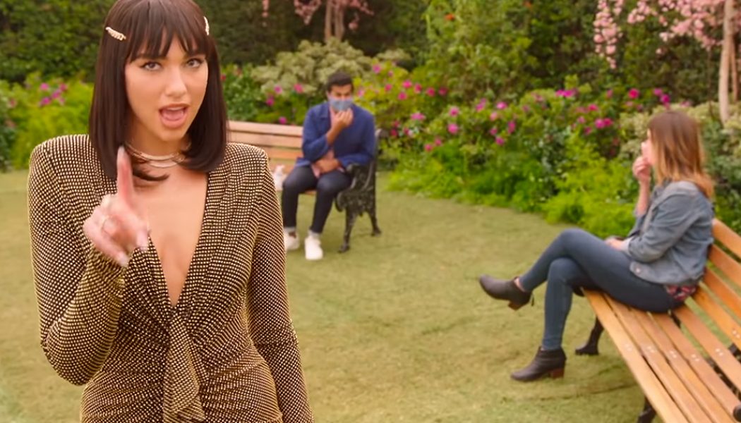 Dua Lipa and James Corden Share ‘New Rules’ for COVID-19 Dating