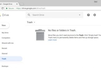 Google Drive to Automatically Delete Trashed Files