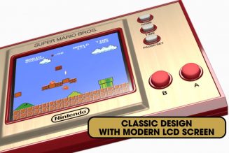 Here’s a better look at the Game & Watch handheld launching in November