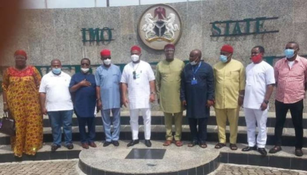 Imo North: Nine APC aspirants congratulate Frank Ibezim