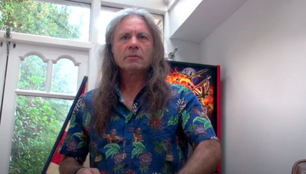 IRON MAIDEN Has ‘Been Working Together A Little Bit In The Studio,’ Says BRUCE DICKINSON