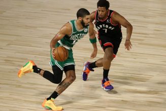 Jayson Tatum Poses With The New Air Jordan 35
