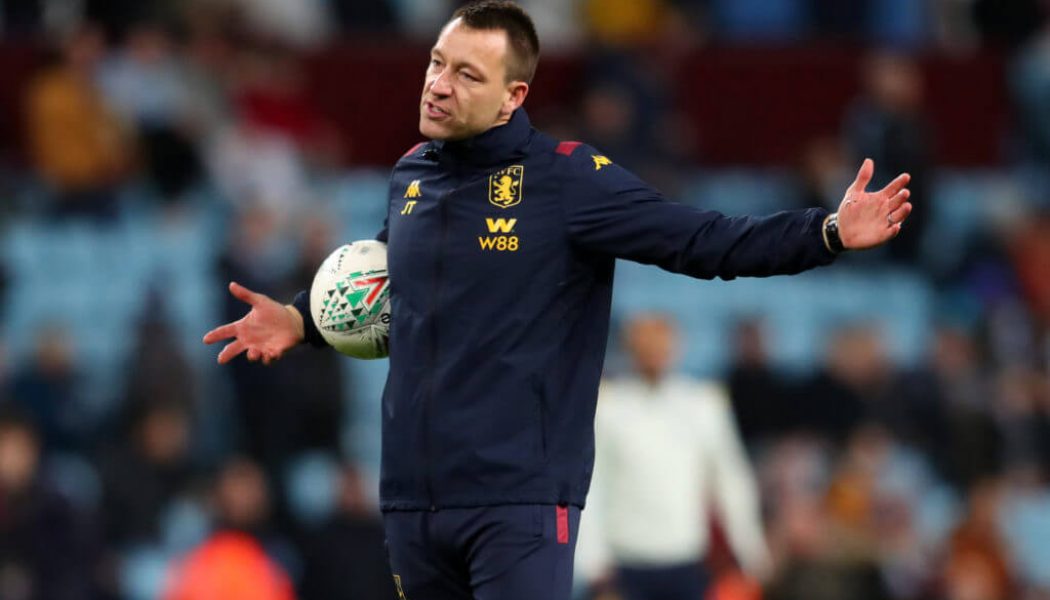 John Terry sends 3-word message to player after Aston Villa exit
