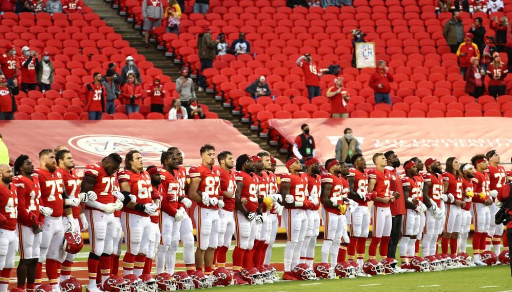 Kansas City Chiefs Fans Boo During Moment Of Silence, Twitter Gathers Them By Their Nike Air Monarchs