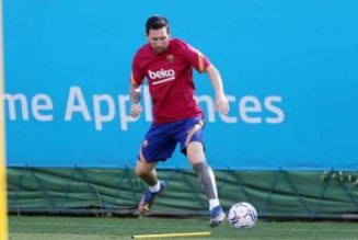 Leo Messi assures Ronald Koeman of his commitment after first training