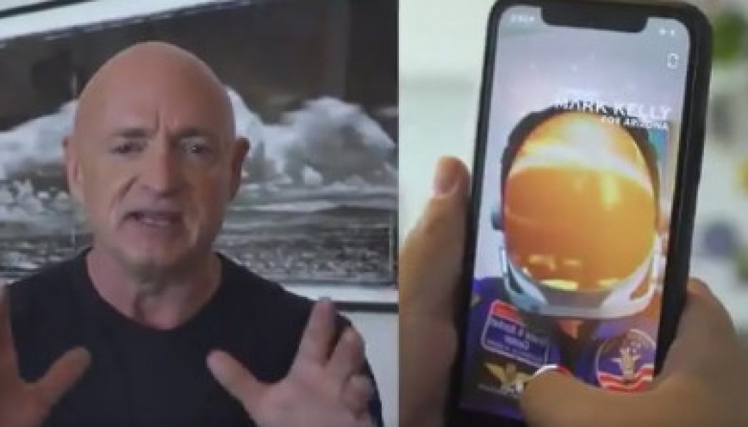 Mark Kelly campaign launches first Snapchat AR lens for a Senate race