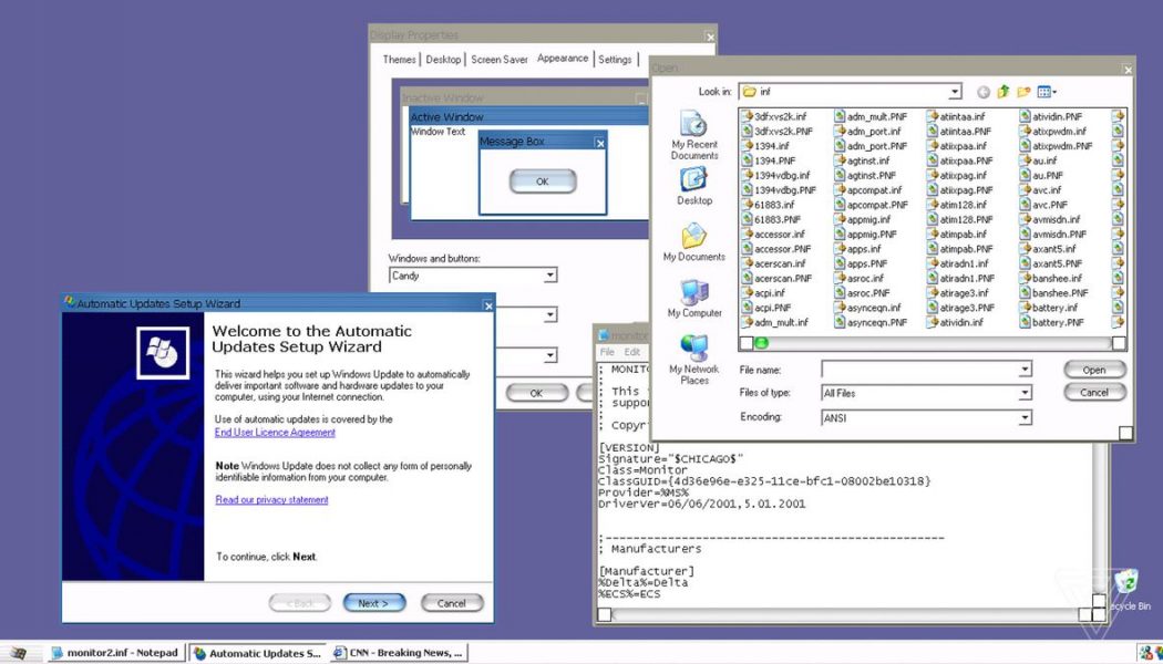 Microsoft had a secret Windows XP theme that made it look like a Mac