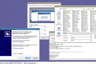 Microsoft had a secret Windows XP theme that made it look like a Mac