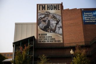 NBA Finals Regular LeBron James Help Locals Register To Vote in Cleveland