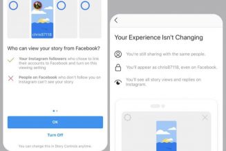 New test lets some people view Instagram stories directly through Facebook