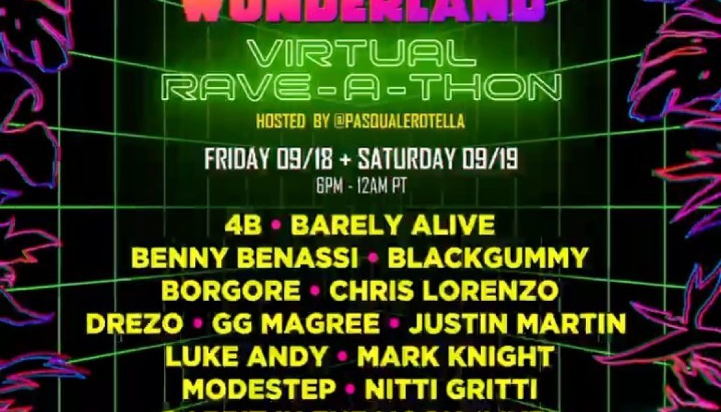 Nitti Gritti, Barely Alive, Drezo, More to Perform at Upcoming Nocturnal Wonderland Virtual Rave-A-Thon