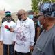 Ondo governor visits INEC office, describes fire incident unfortunate, shocking