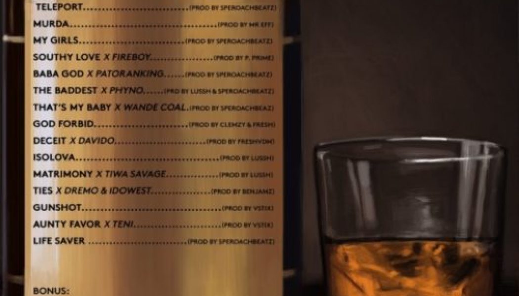 Peruzzi unveils cover art and tracklist for ‘Rum & Boogie’ album