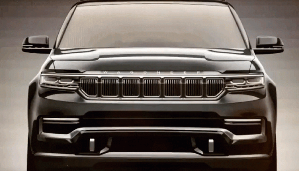 The Jeep Grand Wagoneer Concept’s Grille Puts on a Light Show