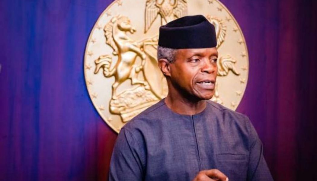 VP Osinbajo: Nigeria has cracks that could lead to break up
