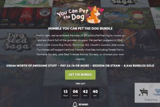 We’re delighted to say you can pet the dogs in this video game bundle