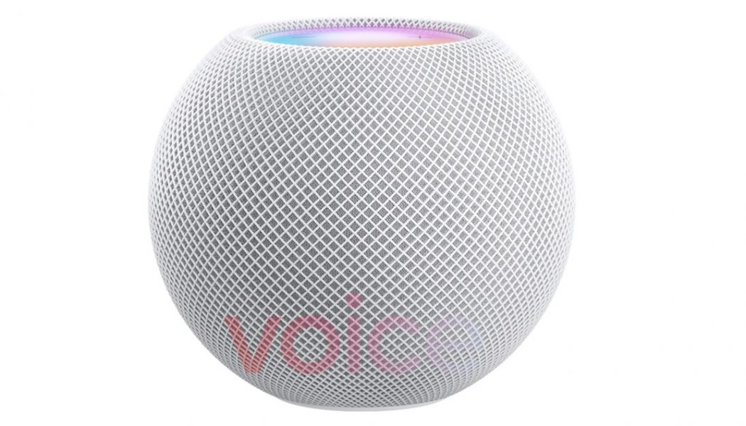 Apple’s new HomePod mini speaker revealed in leaked images